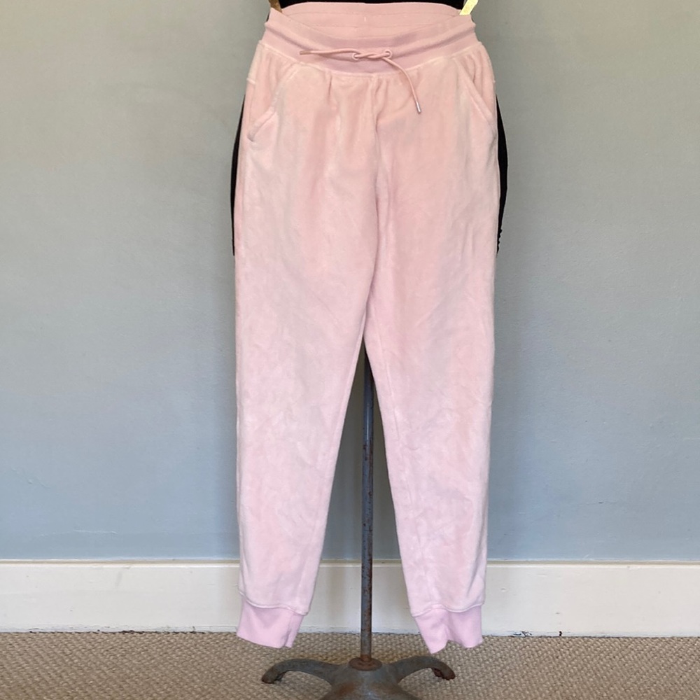 Girls All in Motion Super Soft Pink plush Lounge Pants Size L 10/12
